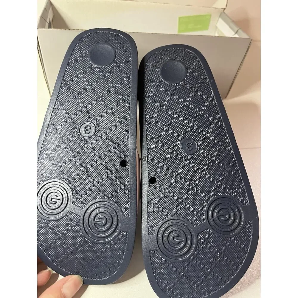 NASA Slide On Flip Flops Kids Boys Size 3M New In Box Space Sandals Slides NWB